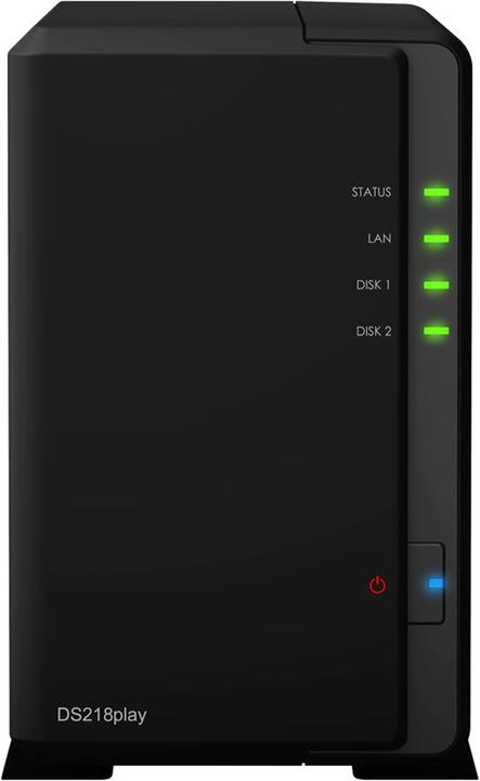 Produktbild Synology DS218play (2 x 8 TB, WD Red Plus)