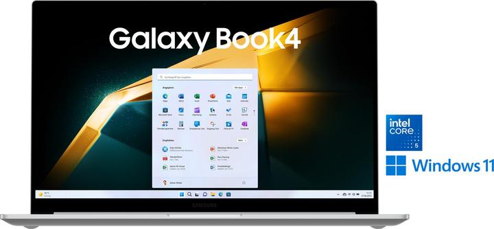 Immagine prodotto Samsung Galaxy Book4 - 15,6 pollici i5-120U 16 GB 256 GB W11P Argento Platino (15.60", Intel Core 5 120U, 16 GB, 256 GB, DE)