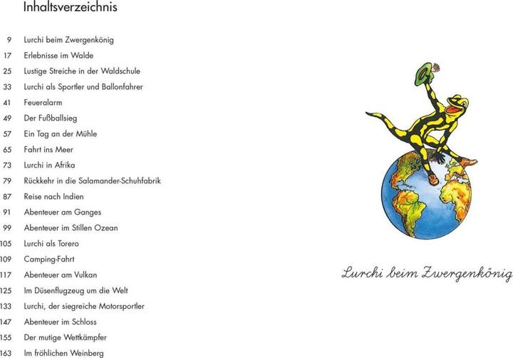Actual product image Lurchis Abenteuer 1: Das lustige Salamanderbuch (German, Erwin Kühlewein, 2019)