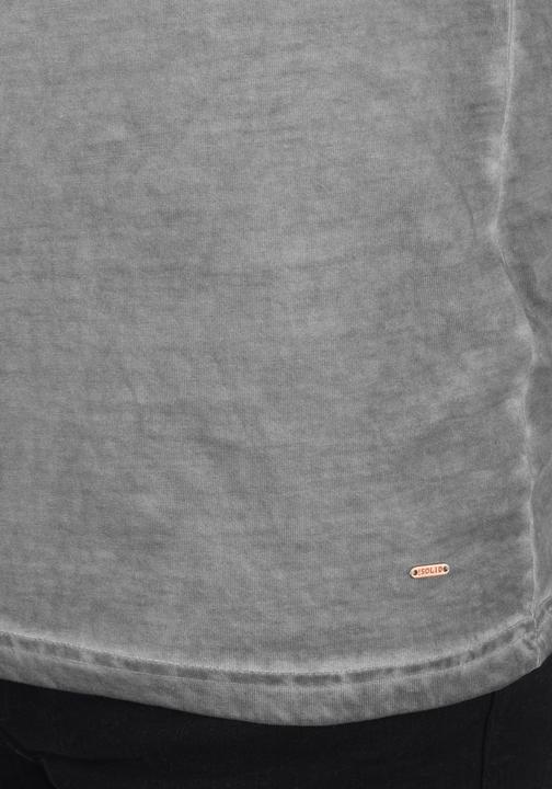 Actual product image Solid Tinox Men's Longsleeve With V-Neck Made Of 100% Cotton (L)