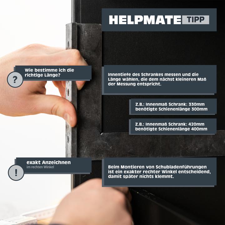Actual product image Helpmate Rollschubführung