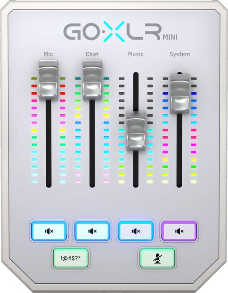 Image du produit TC Helicon GO XLR Mini-WH Mikser / Sampler pour le streaming (USB)