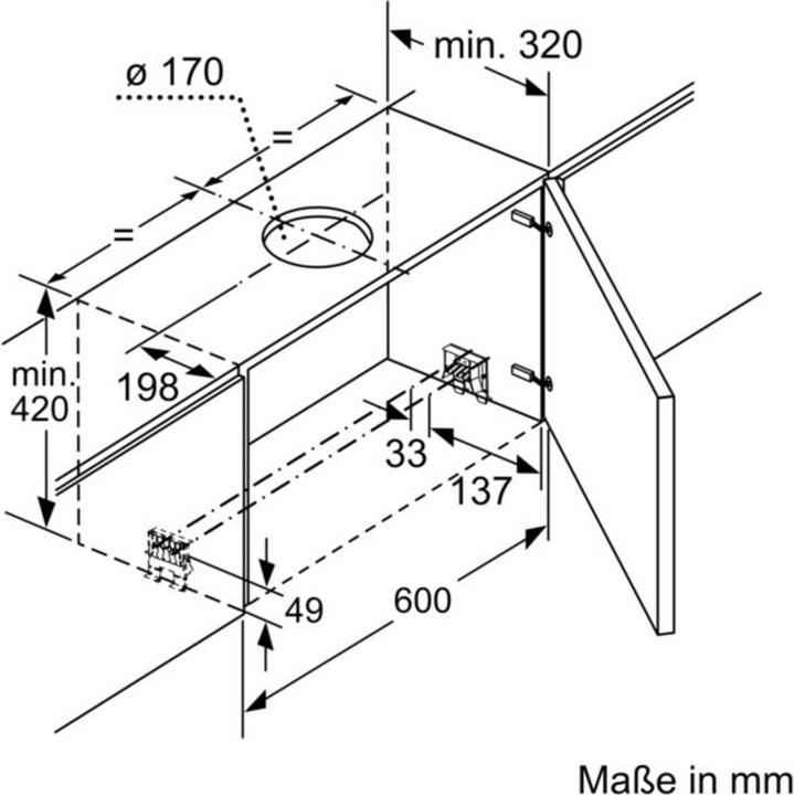 Actual product image Bosch Hausgeräte DFS067K51 (Flat-screen hood)