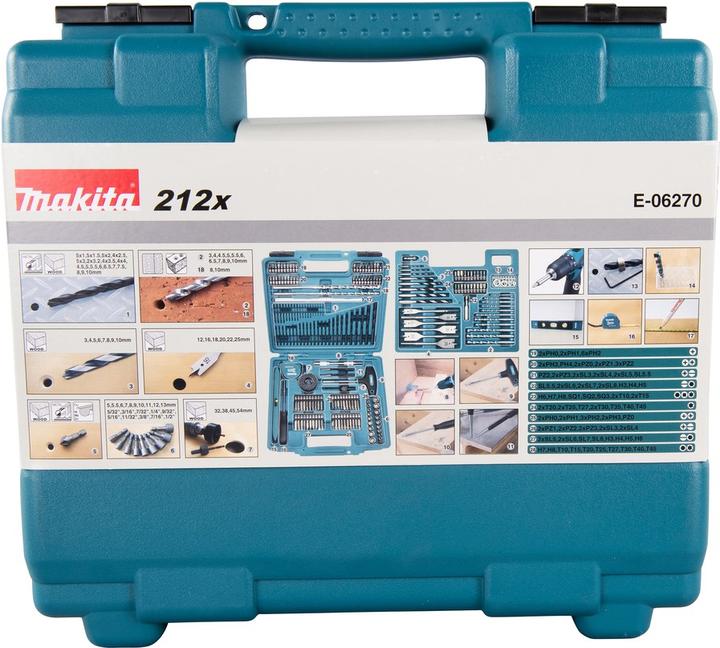 Actual product image Makita E-06270 (0, 1, 2, 3, 4, 5, 6, 7, 8, 10, 15, 20, 25, 27, 30, 40, 45, T35)