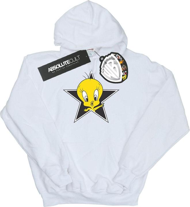 Immagine prodotto Looney Tunes Tweety Pie Star Felpa con Cappuccio Donna (XXL)