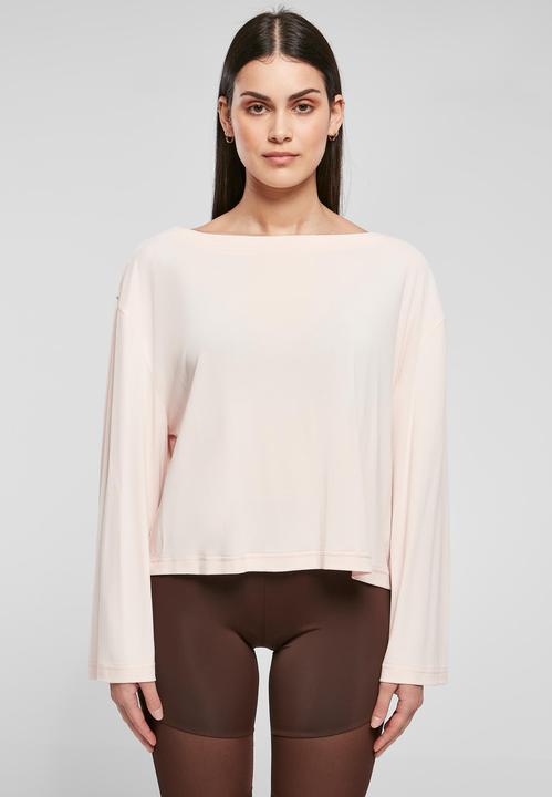 Actual product image Urban Classics Ladies Short Modal Bateau Neckline Longsleeve (M)