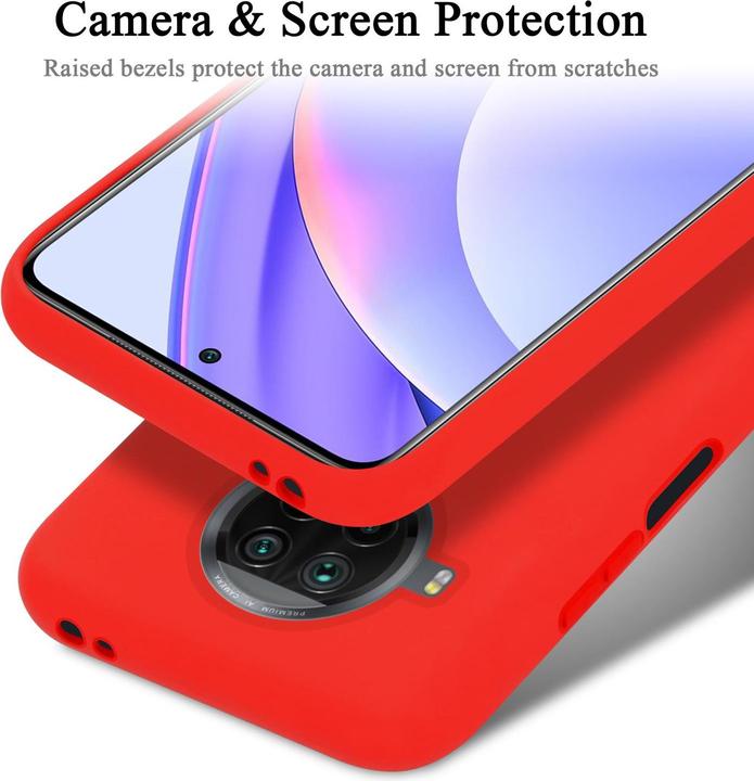 Immagine prodotto Cadorabo Copertura della cassa del silicone liquido TPU (Mi 10T Lite)