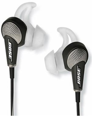 Bose QuietComfort 20 (1-button remote) (ANC, 16 h)