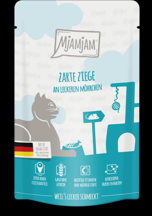 Immagine prodotto Mjamjam Tenera capra su carote saporite (Adulto, 12 pz., 125 g)
