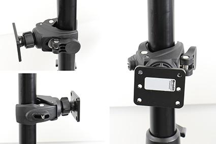 Produktbild Brodit Rohr-Halterung für Rohre mit 12 bis 44mm Durchmesser, Befestigung mit Schnellspannfunktion