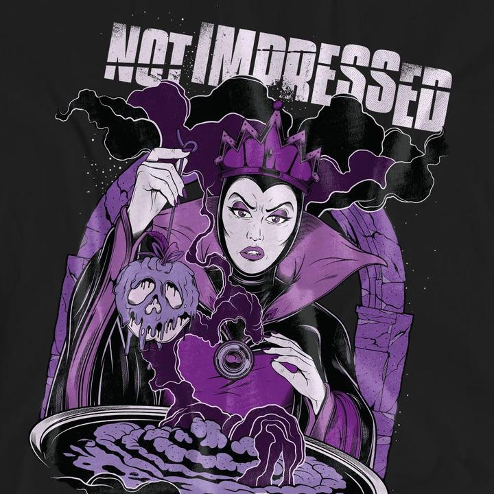 Immagine prodotto Disney Villains Not Impressed Maglietta Regina Cattiva Adulto Unisex (S)