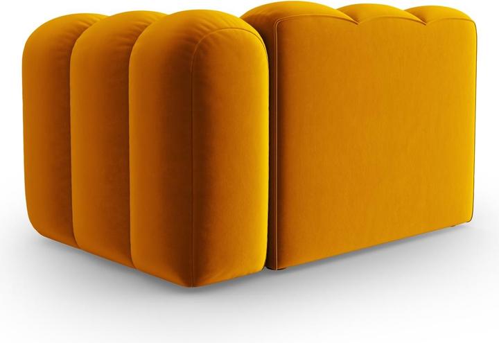 Image du produit Micadoni Chauffeuse Droit Velours, "Lupine", 1 Place, 115x95x70Fabriqué en Europe (2 places, 3 places, 4 places)