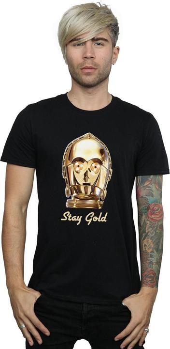 Image du produit Star Wars - T-shirt THE RISE OF SKYWALKER C-3PO STAY GOLD - Homme (XL)
