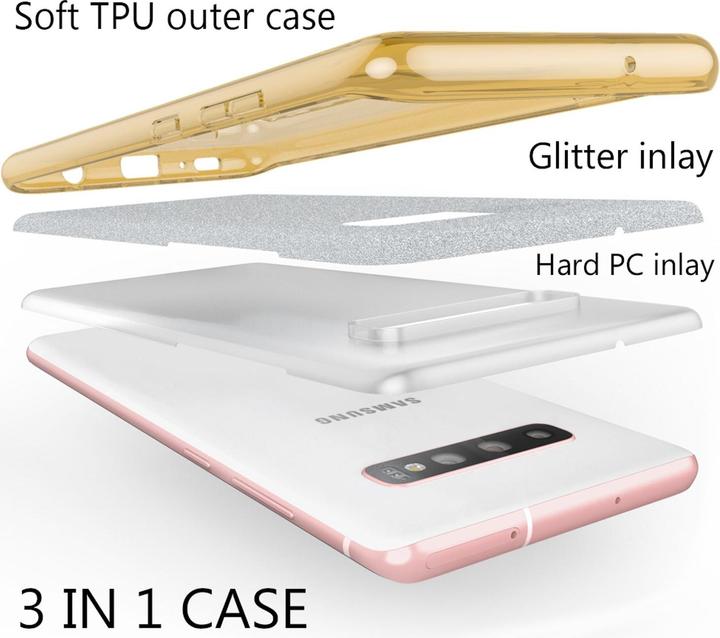 Image du produit Nalia Étui à paillettes (Samsung Galaxy S10+)