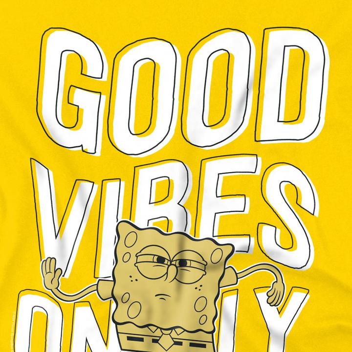 Image du produit Spongebob Squarepants - T-shirt GOOD VIBES ONLY - Homme (3XL)