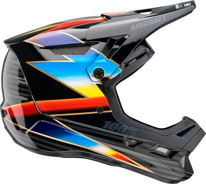 Image du produit Nenurodyta Kask all face 100% AIRCRAFT COMPOSITE casque Knox Black pink. L (59-60 cm) (NEW) (60 cm)