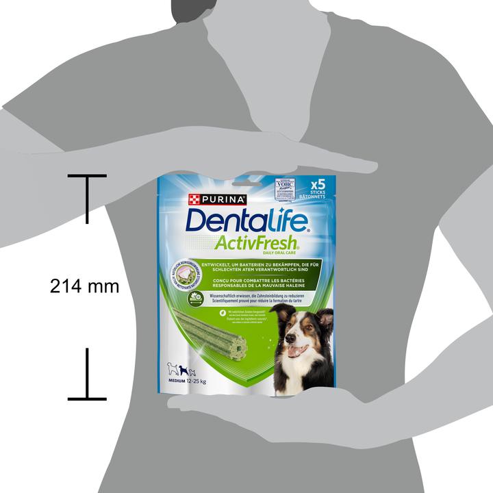 Immagine prodotto Dentalife Bastoncino da masticare ActivFresh Medium, 115 g (Adulto, 1 pz., 115 g)