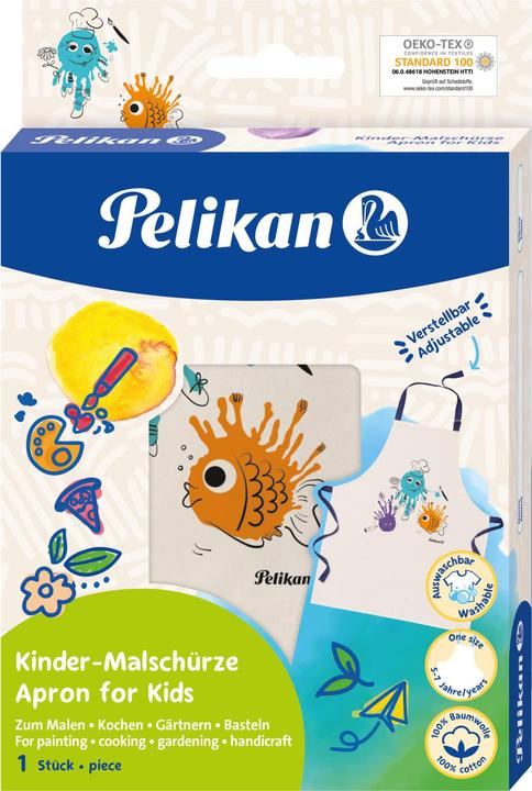 Actual product image Pelikan Children painting apron