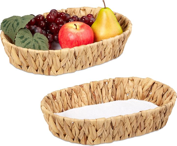Produktbild Relaxdays 2x Obstschale (33 x 22 x 7 cm)