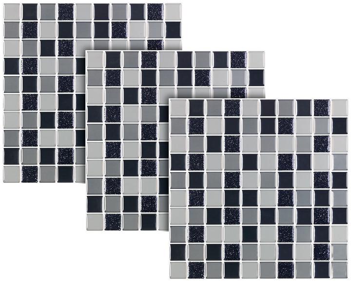 Actual product image Infactory Self-adhesive 3D mosaic tile stickers, set of 3 (26 x 26 cm)