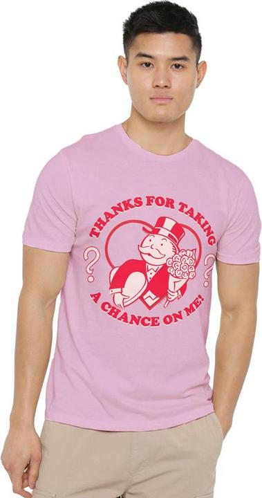 Actual product image Monopoly Mens Taking A Chance T-Shirt (XXL)
