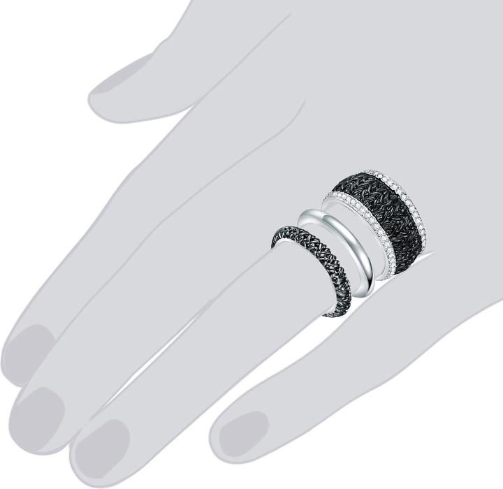Image du produit Lulu & Jane Alliage métallique pour femme orné de cristaux Swarovski® argent - 29683 (54)