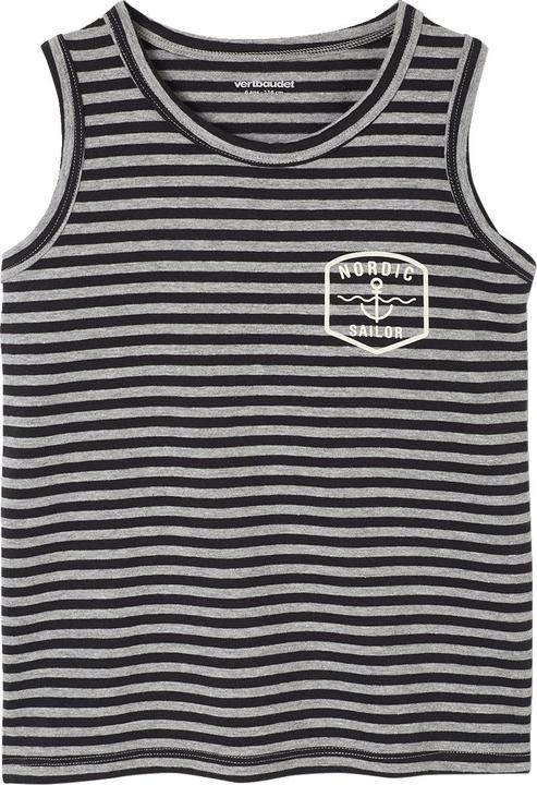 Immagine prodotto Vertbaudet Bio-Kollektion: 3er-Pack Jungen Trägershirts mit Ringelmuster (92)