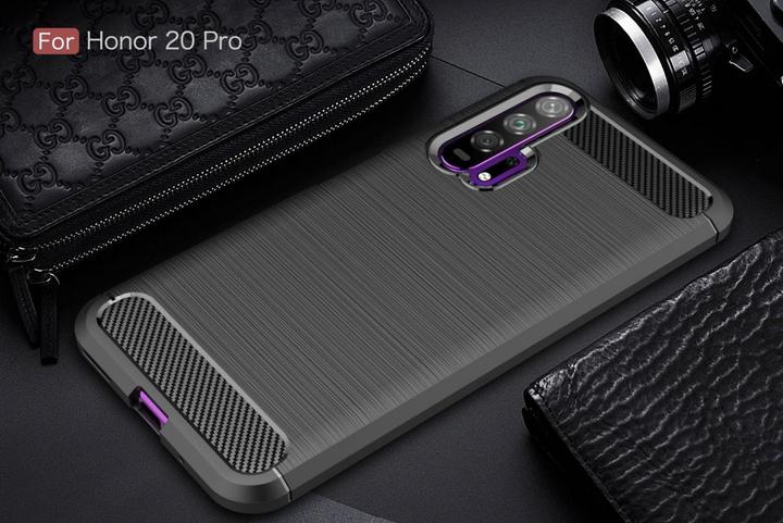 Image du produit Screenguard Housse Honor 20 Pro Carbon Brushed Soft TPU (Honor 20 Pro)