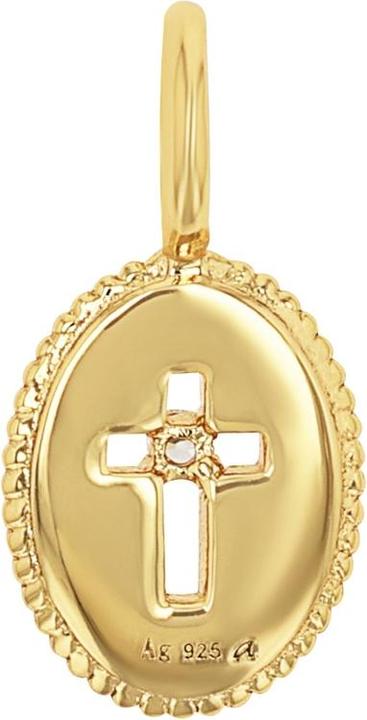 Immagine prodotto Amor Ciondolo Cupido da donna, argento 925, zirconi sintetici. | Croce (Argento 925)