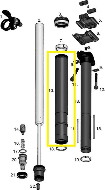 Actual product image Crankbrothers asp Highline body 2-keyway 30.9 v1 (30.90 mm)
