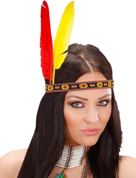Actual product image Widmann Indian feather ornament