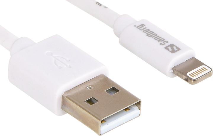 Image du produit Sandberg Câble foudre USB (2 m, USB 2.0)