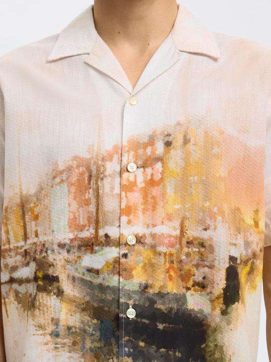 Produktbild Selected Homme Print Kurzarmhemd (XXL)