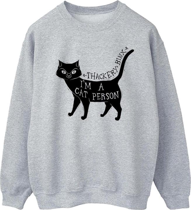 Actual product image Disney Mens Hocus Pocus A Cat Person Sweatshirt (XL)