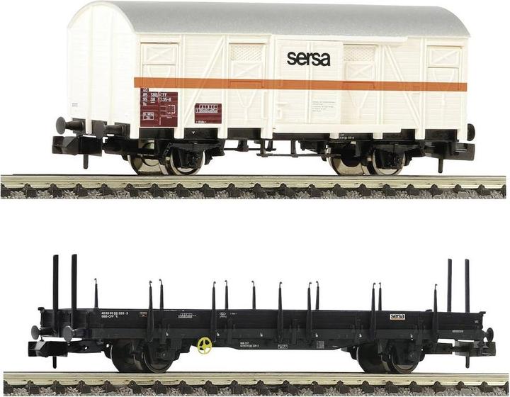 Immagine prodotto Fleischmann N Fl set di 2 treni da costruzione, Sersa (Dc) (Traccia N)