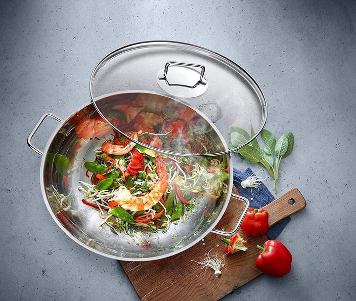 Produktbild WMF 07.9356.6040 (36 cm, Wok Pfanne, Edelstahl)