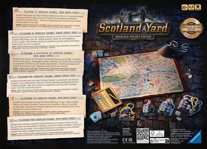 Immagine prodotto Ravensburger Sherlock Holmes Scotland Yard (Tedesco, Italiano, Olandese, Inglese, Francese)