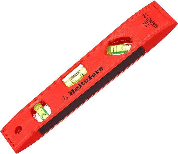 Produktbild Hultafors Magnetische Wasserwaage 200 mm - mit 3 Libellen, TVP Magnet 20, 401853 (20 cm)
