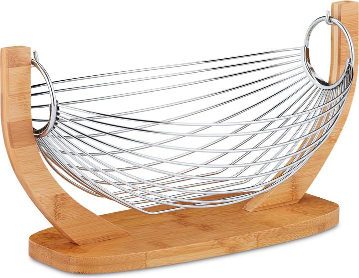 Actual product image Relaxdays Fruit Basket, Banana Hammock (38 x 23 x 18.5 cm)