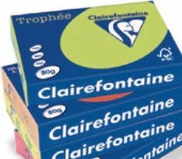 Produktbild Clairefontaine Universalpapier, farbig (120 g/m², 250 x, A4)