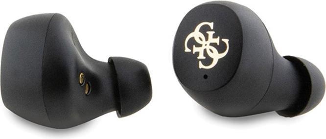 Actual product image Guess True Wireless 4G PU Metal Logo Earphones - black (30 h)