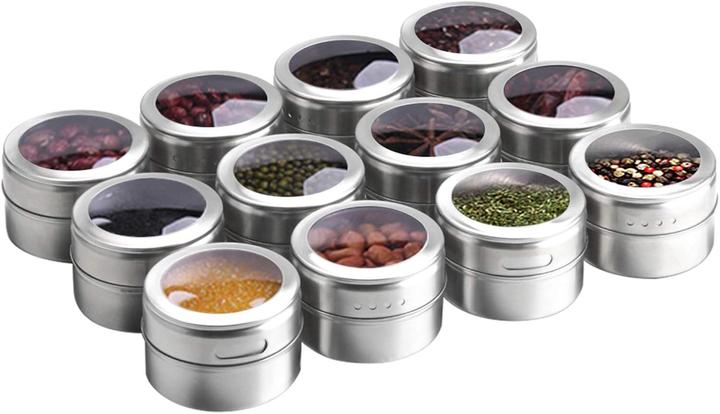 Produktbild Aiyola Magnetisches Gewürzdosen-Set (12 Stück)