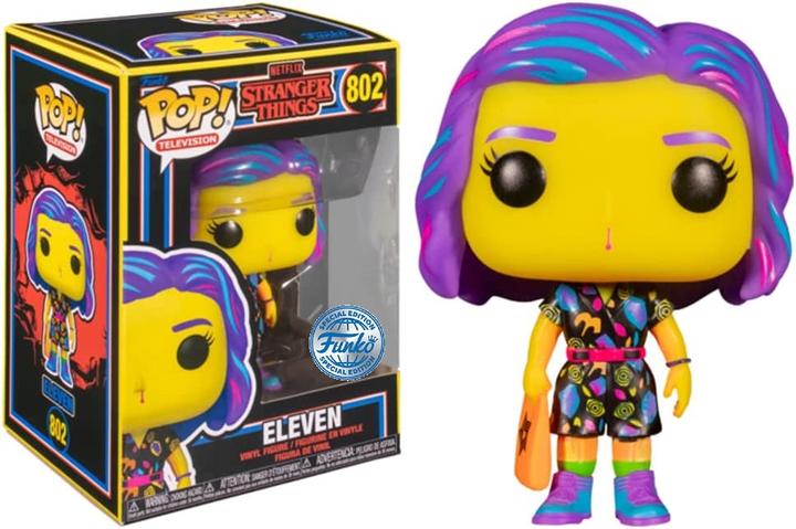 Image du produit Funko POP Stranger Things Eleven in Mall Outfit Black Light Exclusive