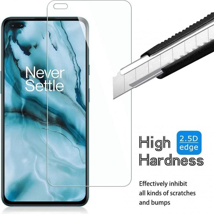 Actual product image Screenguard OnePlus North armored glass protective film Case Friendly Design (1 Piece, OnePlus North)
