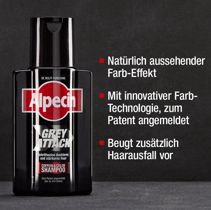 Produktbild Alpecin Grey Attack (200 ml, Flüssiges Shampoo)