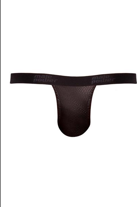 Productafbeelding Male Power Micro G-snaar V - Zwart (L, XL)