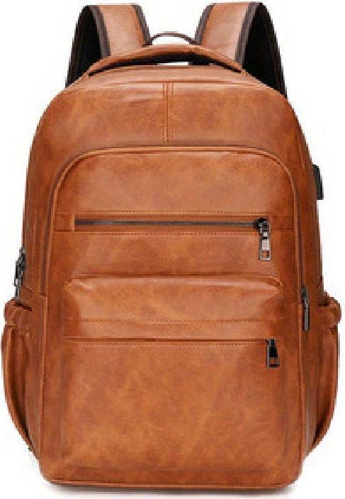 Only-Bags.Store Sac à dos à bandoulière, sac à dos d'étudiant en cuir PU, sac à dos de voyage, multifonctionnel et