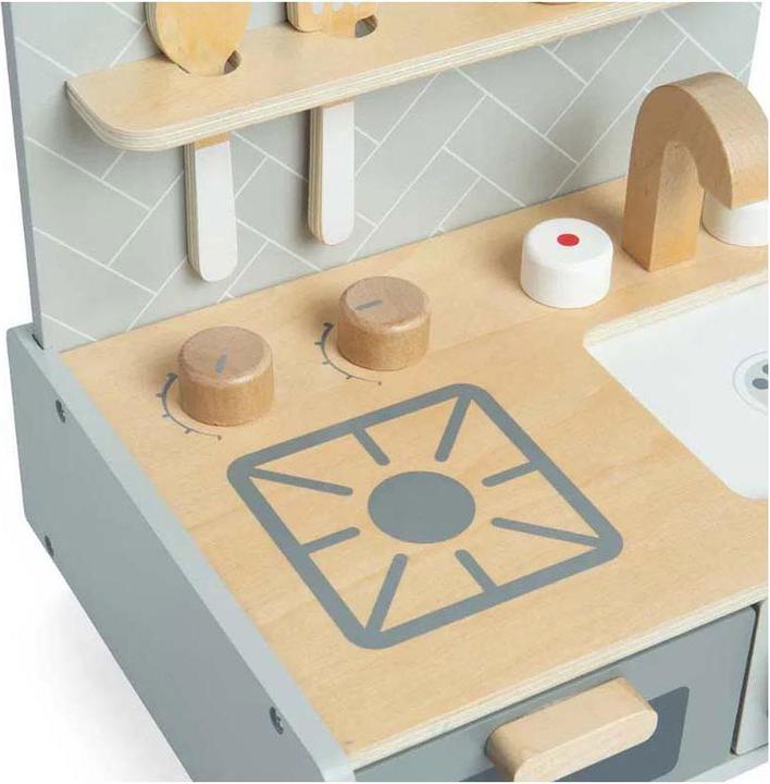 Actual product image Bigjigs Holz-Tischküche, 7-tlg.