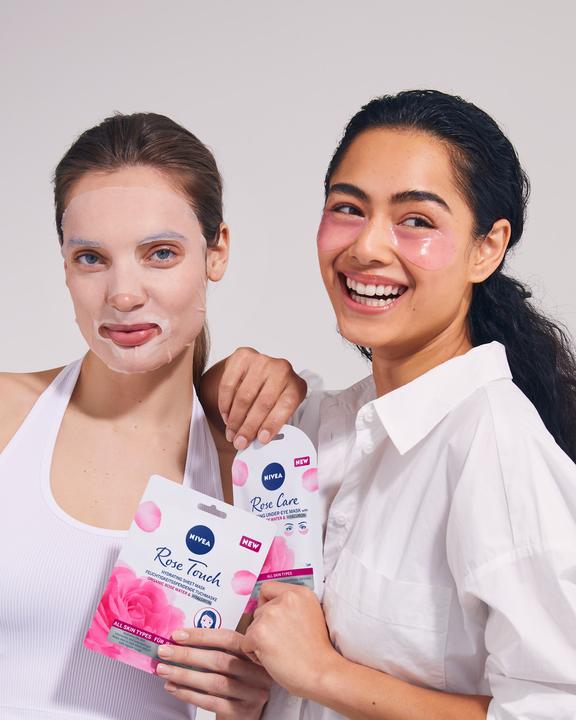 Produktbild NIVEA Rose Touch Feuchtigkeitsspendende Tuchmaske (221 ml)