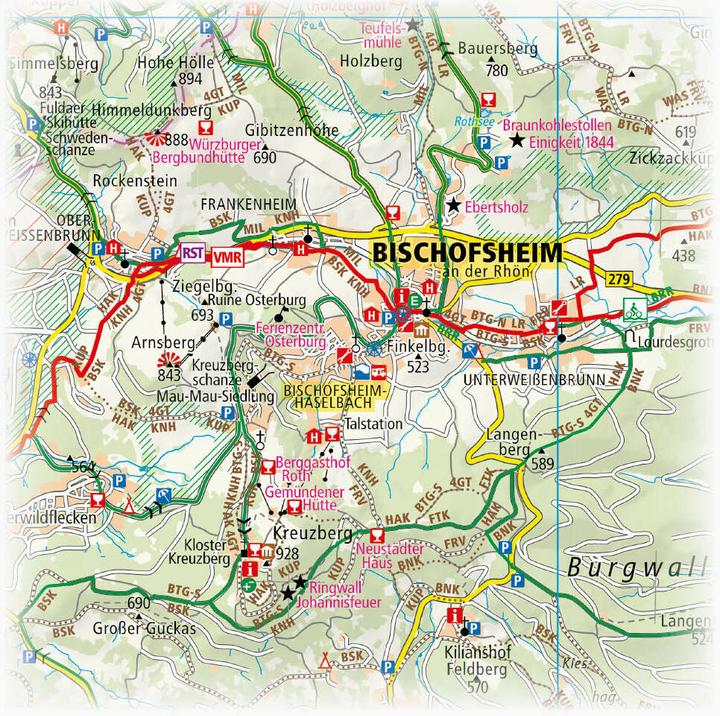 Produktbild PublicPress Radkarte Rhön.273